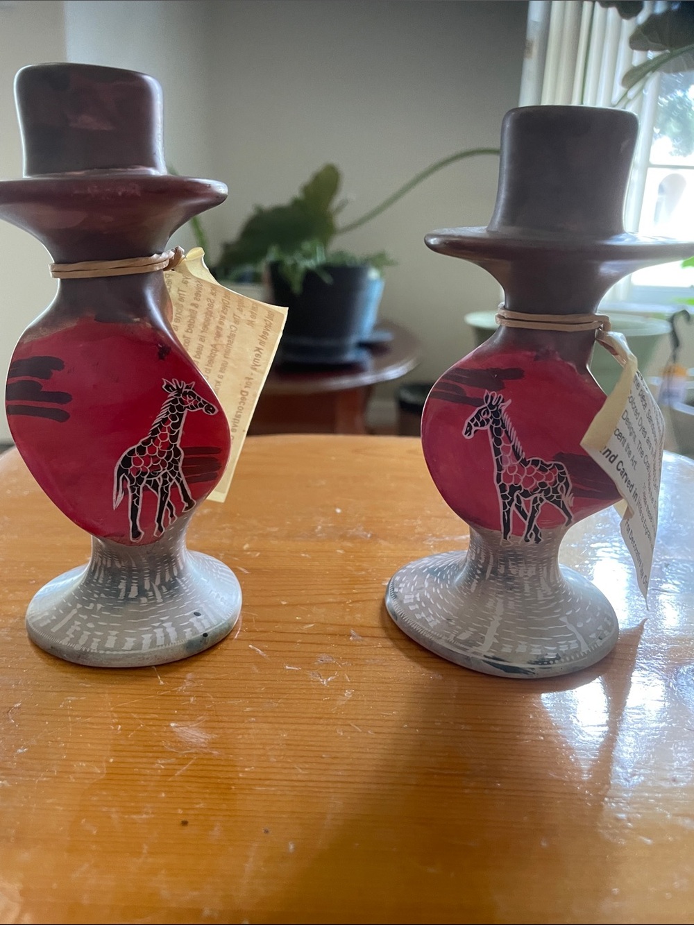 Hand crafted candle holders